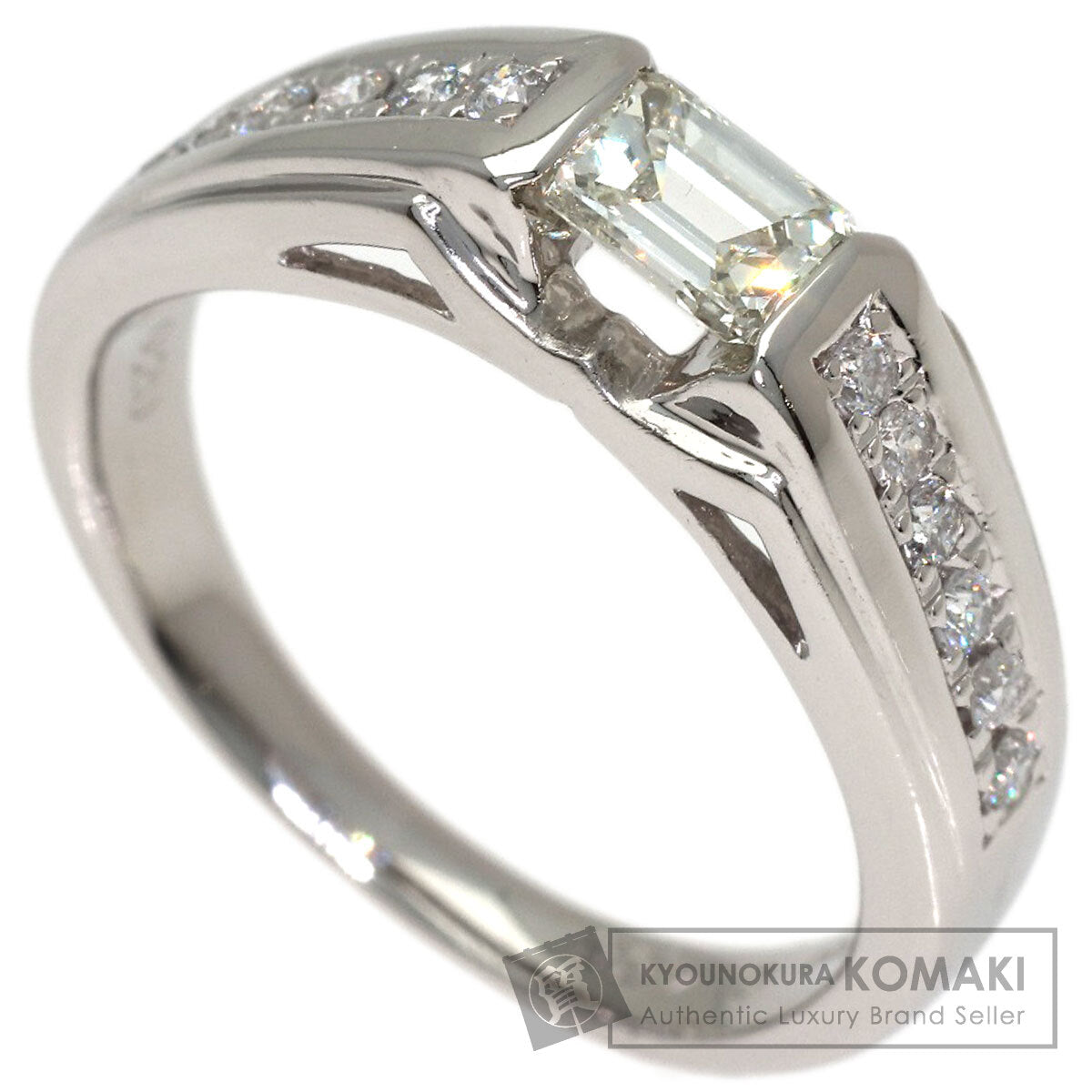 0.456ct Diamond Ring Platinum PT900 6.78g　Ladies