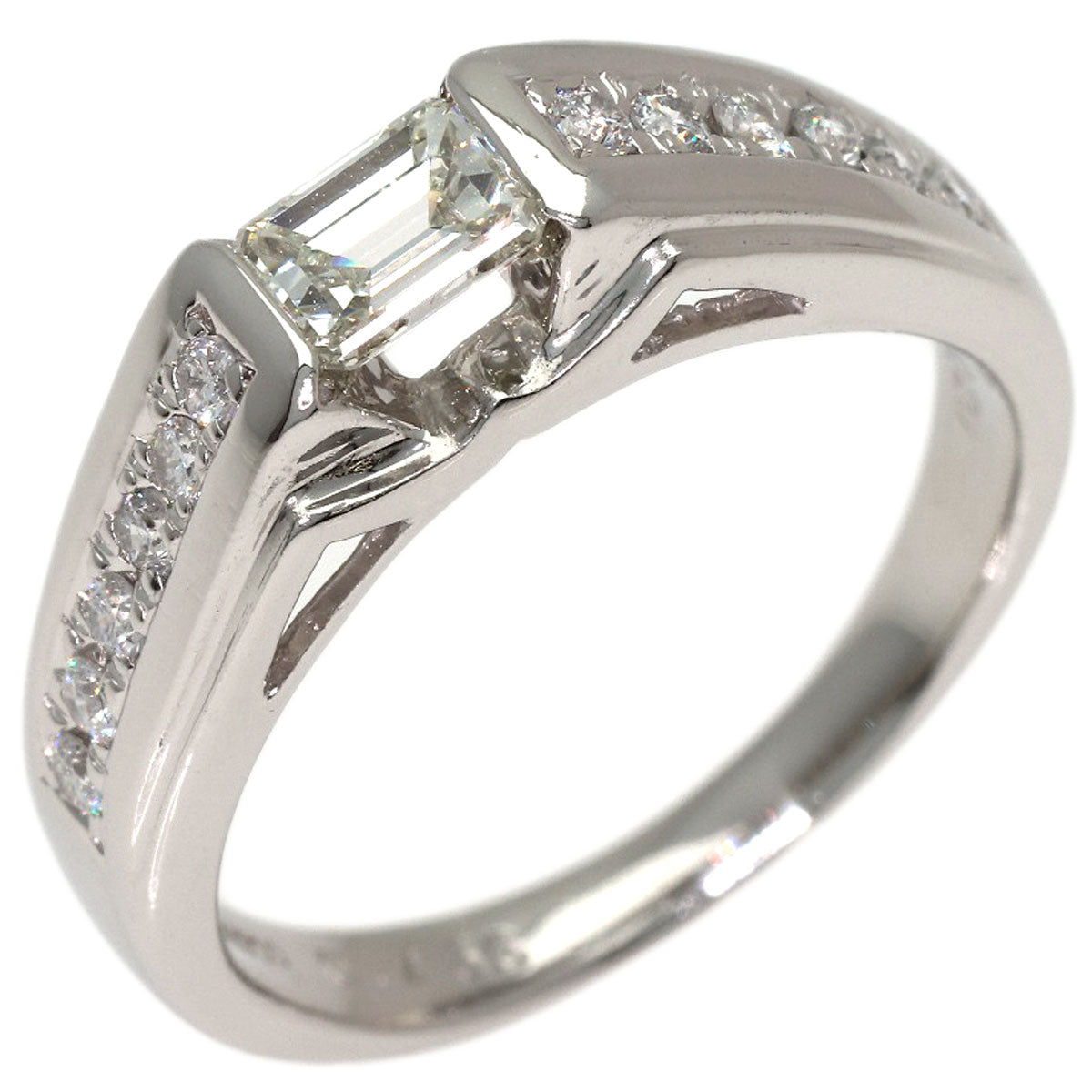 0.456ct Diamond Ring Platinum PT900 6.78g　Ladies