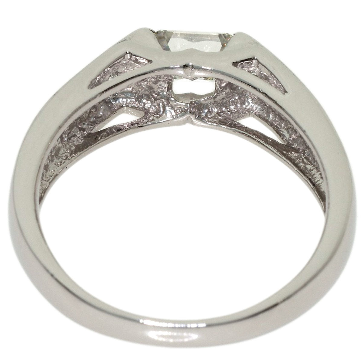 0.456ct Diamond Ring Platinum PT900 6.78g　Ladies