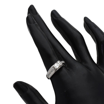 0.456ct Diamond Ring Platinum PT900 6.78g　Ladies