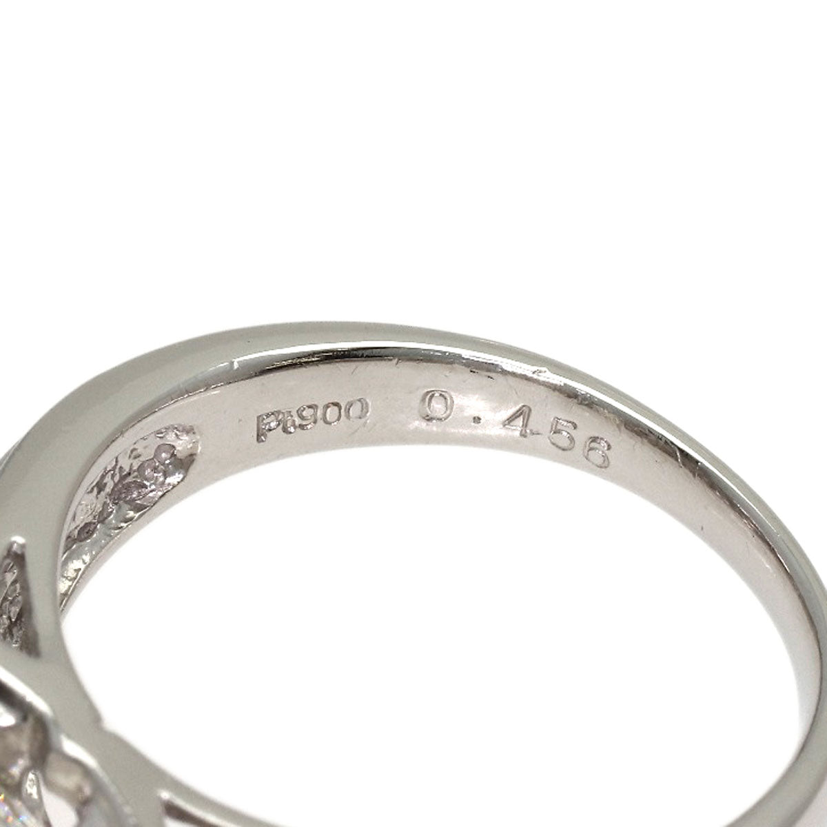 0.456ct Diamond Ring Platinum PT900 6.78g　Ladies