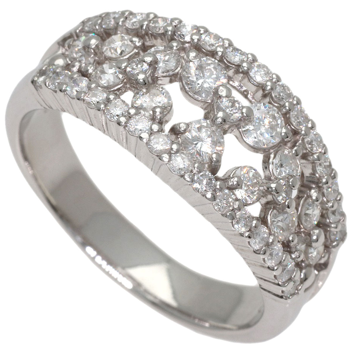 1ct Diamond Ring Platinum PT900 7.6g　Ladies
