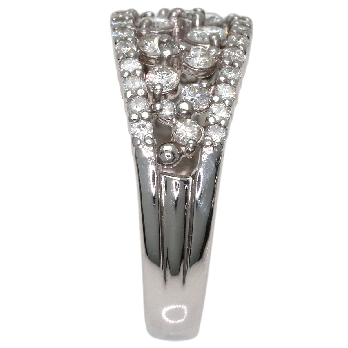 1ct Diamond Ring Platinum PT900 7.6g　Ladies