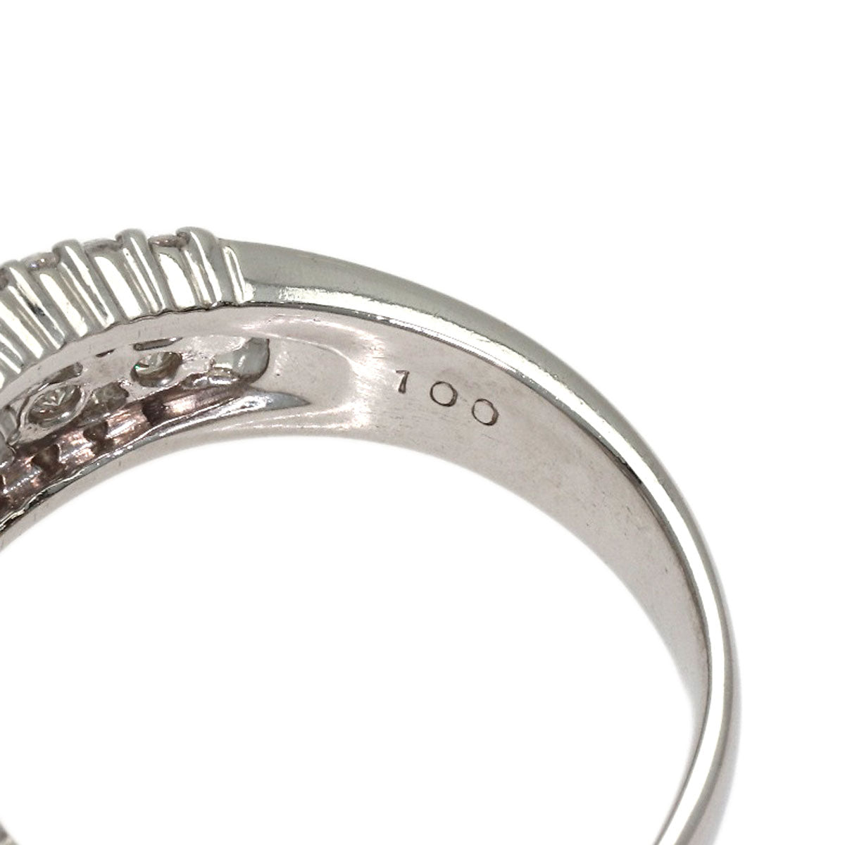 1ct Diamond Ring Platinum PT900 7.6g　Ladies