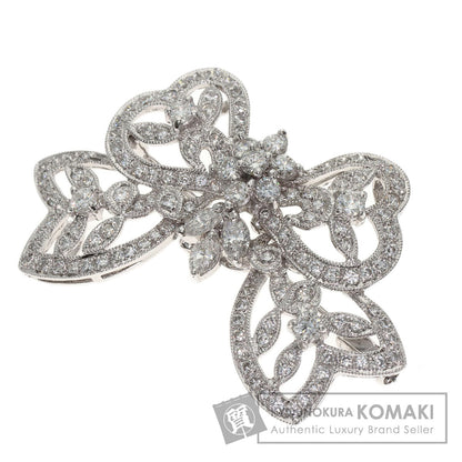 2.12ct Diamond Brooch Platinum PT900 12.48g　Ladies
