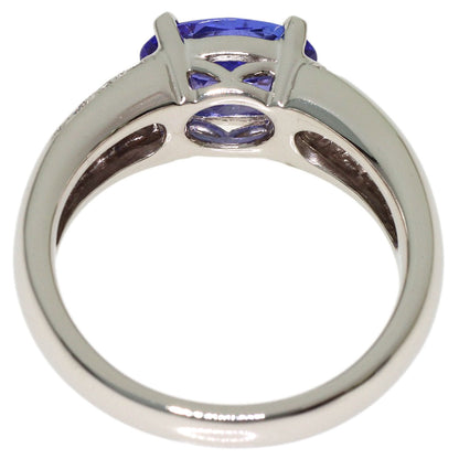 1.25ct Tanzanite Diamond Ring Platinum PT900 8.41g　Ladies