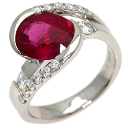 3.44ct Ruberite diamond Ring Platinum PT900 10.45g　Ladies
