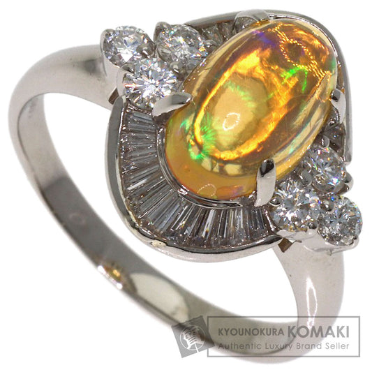 1.05ct Opal Diamond Ring Platinum PT900 7.2g　Ladies