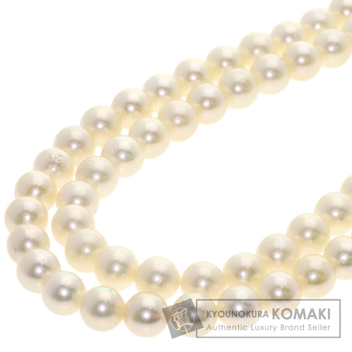 Akoya Pearl Pearl 2 series Necklace Silver 63.9g　Ladies