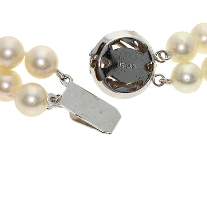 Akoya Pearl Pearl 2 series Necklace Silver 63.9g　Ladies
