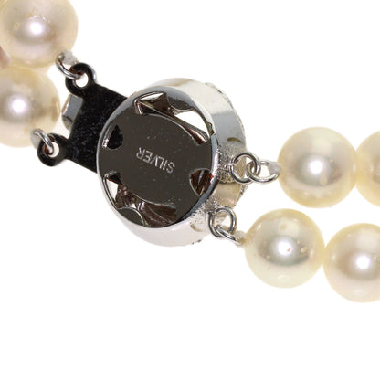 Akoya Pearl Pearl 2 series Necklace Silver 63.9g　Ladies