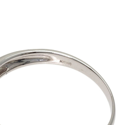 0.5ct Diamond Ring K18 White Gold 2.8g　Ladies