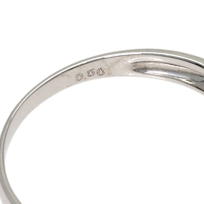 0.5ct Diamond Ring K18 White Gold 2.8g　Ladies