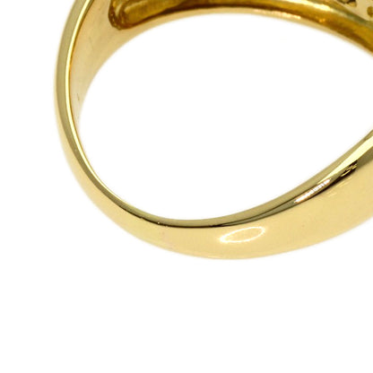 1ct Diamond Ring K18 Yellow Gold 6.4g　Ladies