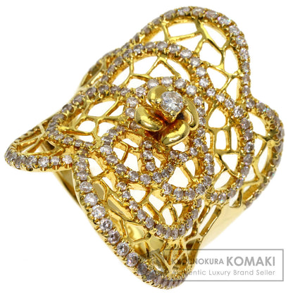1.08ct Diamond Ring K18 Yellow Gold 7.9g　Ladies