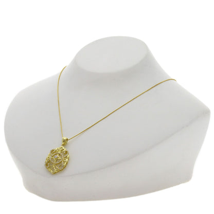 0.5ct Diamond Necklace K18 Yellow Gold 6.9g　Ladies