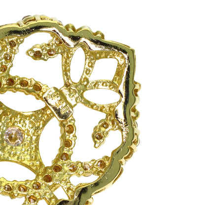 0.5ct Diamond Necklace K18 Yellow Gold 6.9g　Ladies
