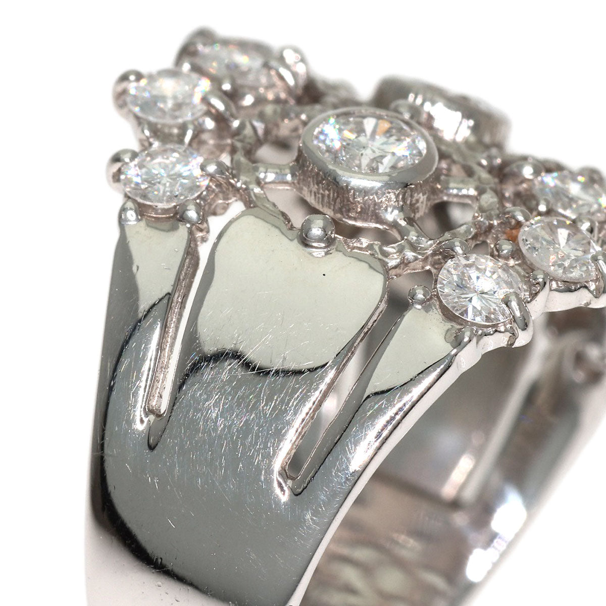 1.51ct Diamond Ring Platinum PT900 9.58g　Ladies