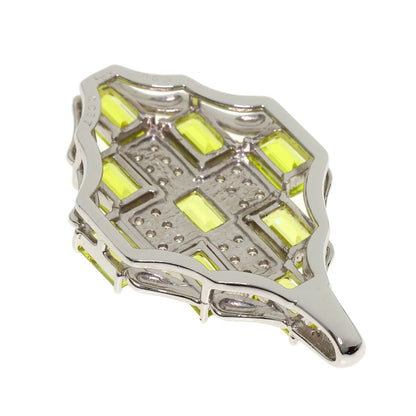 4.95ct Tourmaline Diamond Pendant top Platinum PT900 11.68g　Ladies