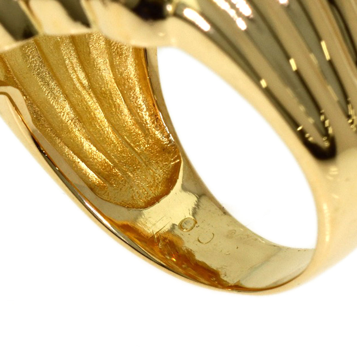 3ct Diamond Ring K18 Yellow Gold 11.33g　Ladies