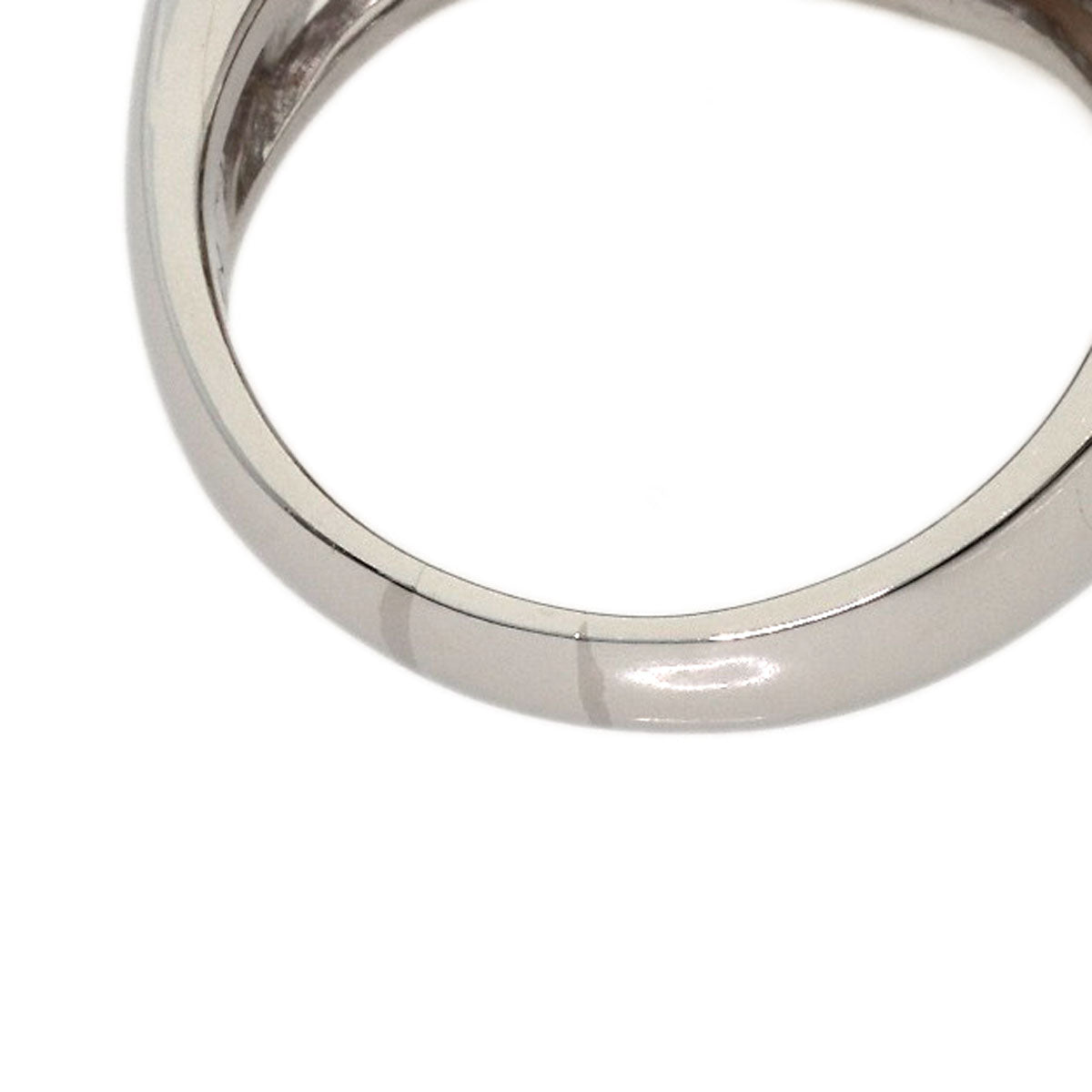 Pearl Pearl Diamond Ring Platinum PT900 18.5g　Ladies