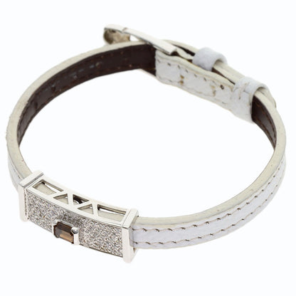 0.564ct Diamond Bracelet K18 White Gold SV 5.5g　Ladies