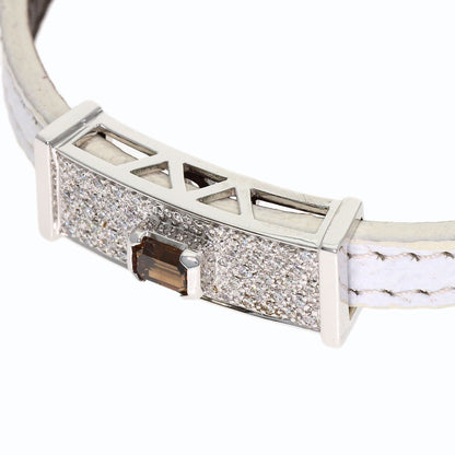 0.564ct Diamond Bracelet K18 White Gold SV 5.5g　Ladies