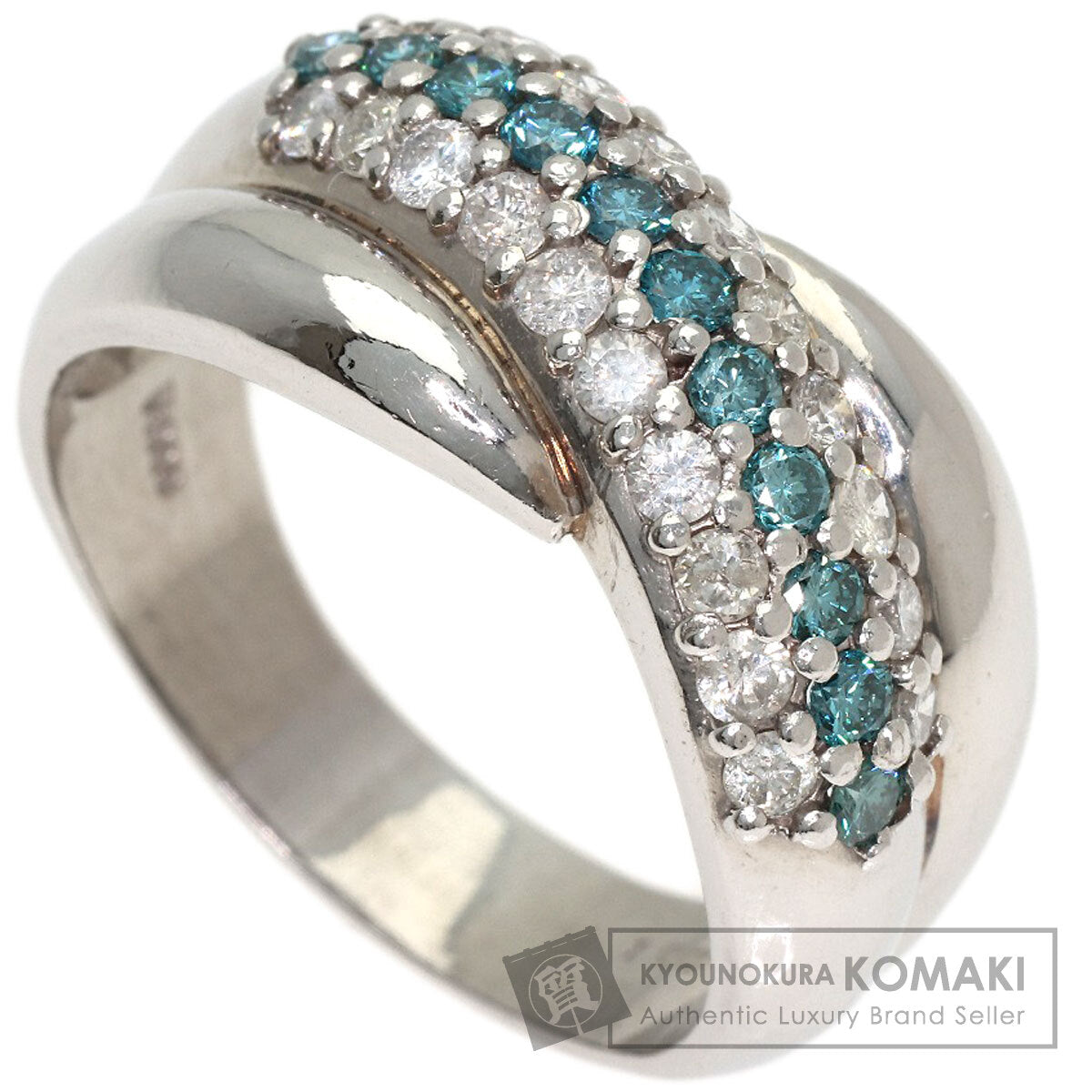 1ct Diamond Ring Platinum PT900 11.4g　Ladies