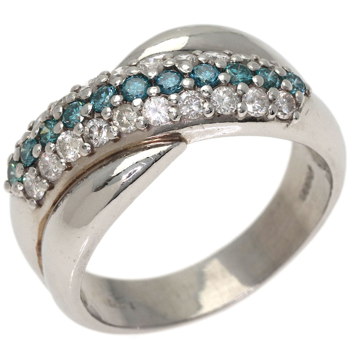1ct Diamond Ring Platinum PT900 11.4g　Ladies