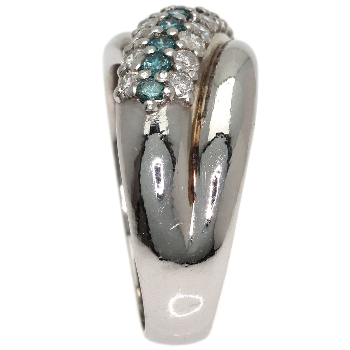 1ct Diamond Ring Platinum PT900 11.4g　Ladies