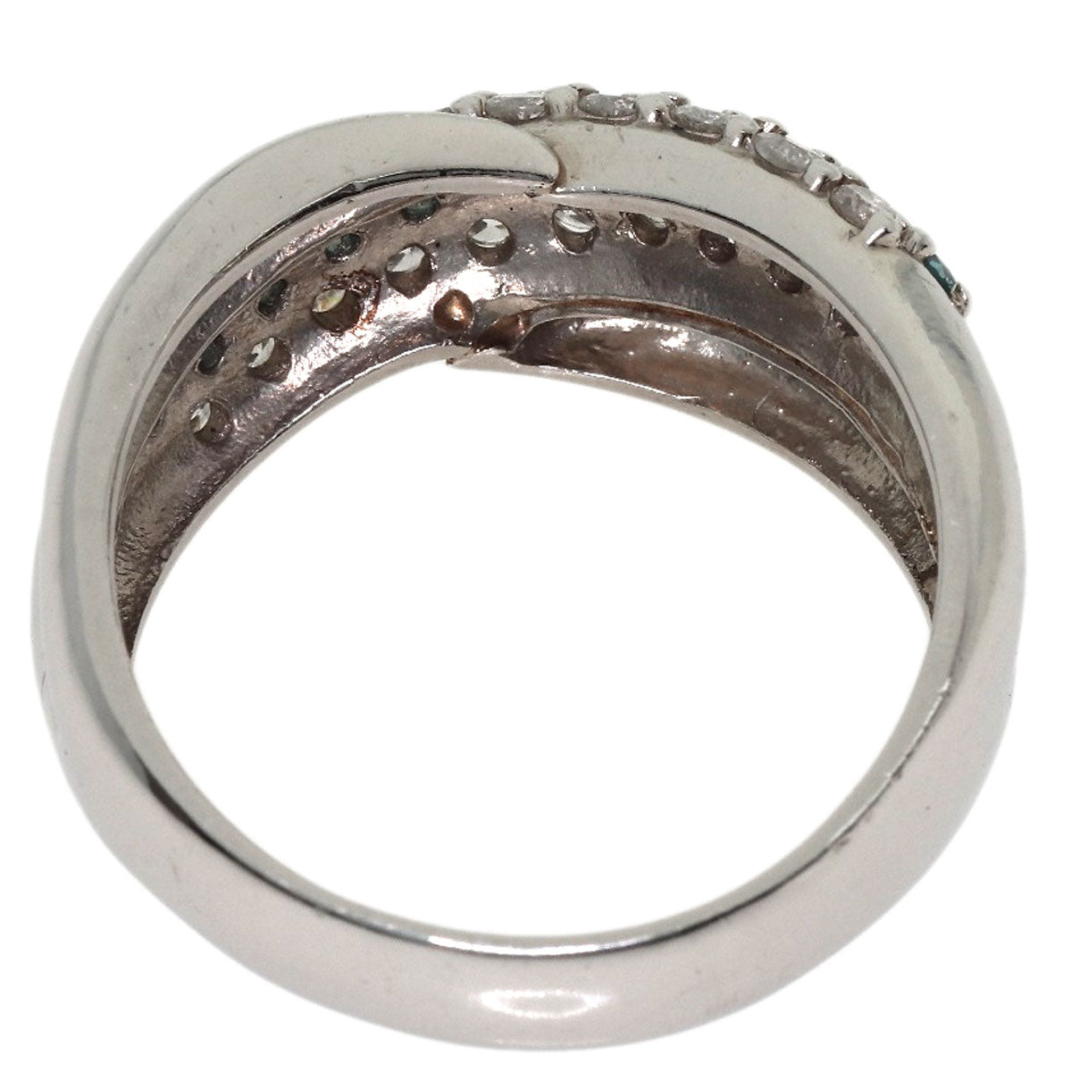1ct Diamond Ring Platinum PT900 11.4g　Ladies