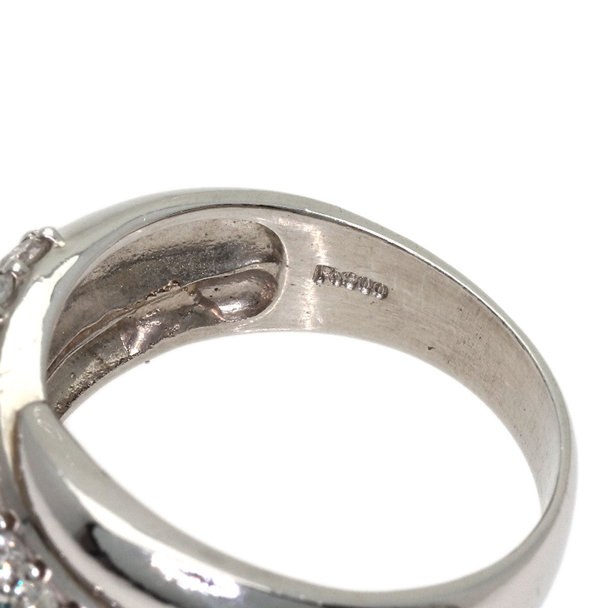 1ct Diamond Ring Platinum PT900 11.4g　Ladies
