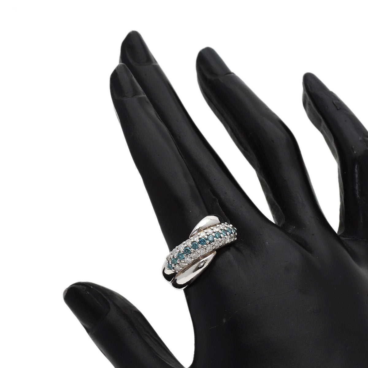 1ct Diamond Ring Platinum PT900 11.4g　Ladies