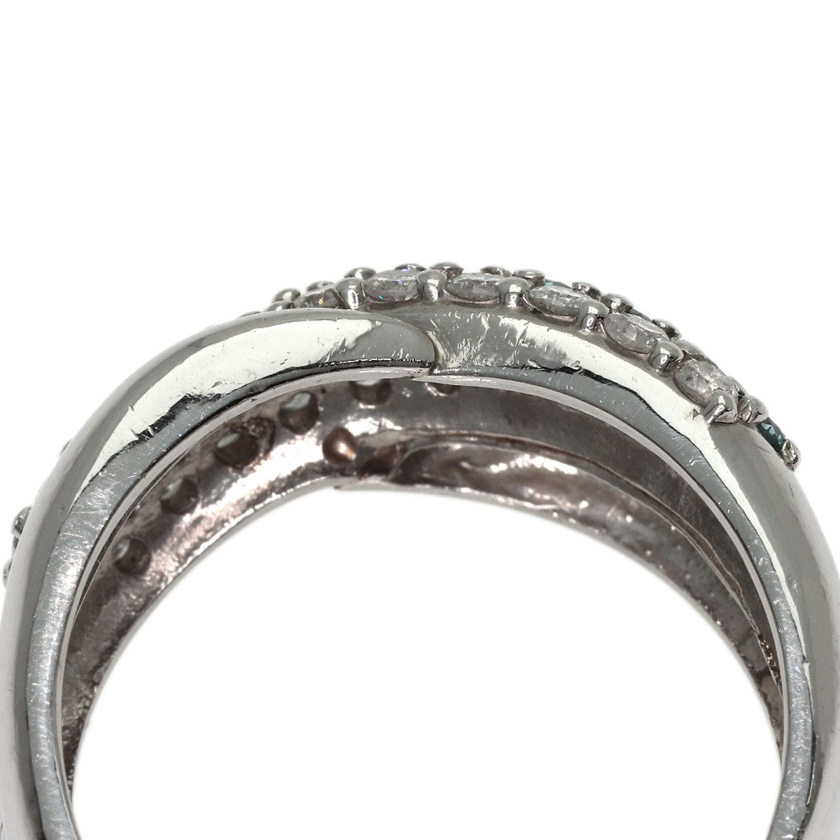 1ct Diamond Ring Platinum PT900 11.4g　Ladies