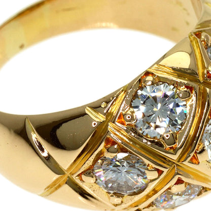 Diamond Ring K18 Yellow Gold 12.3g　Ladies