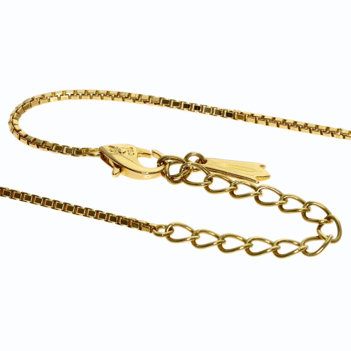 POLA Diamond Necklace K18 Yellow Gold Ladies [Used]