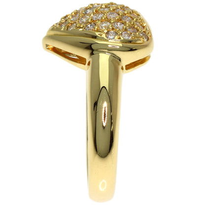0.5ct Diamond heart motif Ring K18 Yellow Gold 5.6g　Ladies