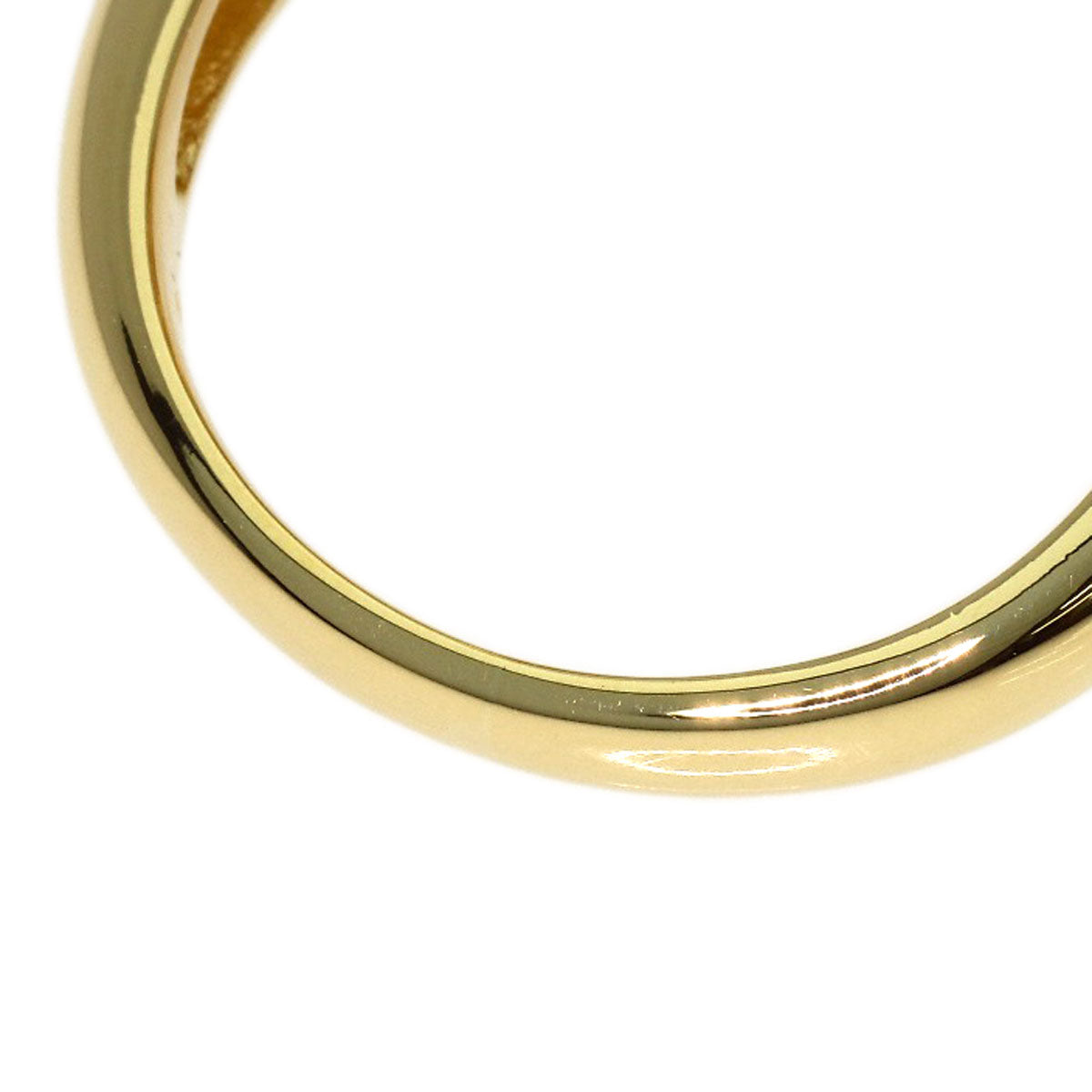 0.5ct Diamond heart motif Ring K18 Yellow Gold 5.6g　Ladies