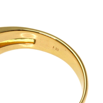 0.221ct Diamond Ring K18 Yellow Gold 9.3g　Ladies
