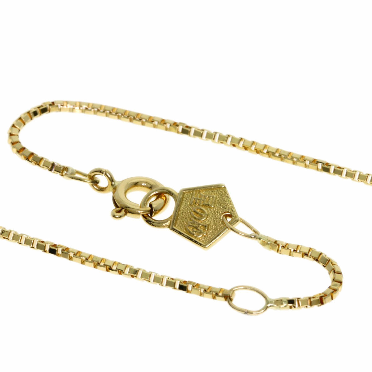 star sand Diamond Necklace K18 Yellow Gold Ladies [Used]
