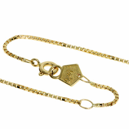 star sand Diamond Necklace K18 Yellow Gold Ladies [Used]