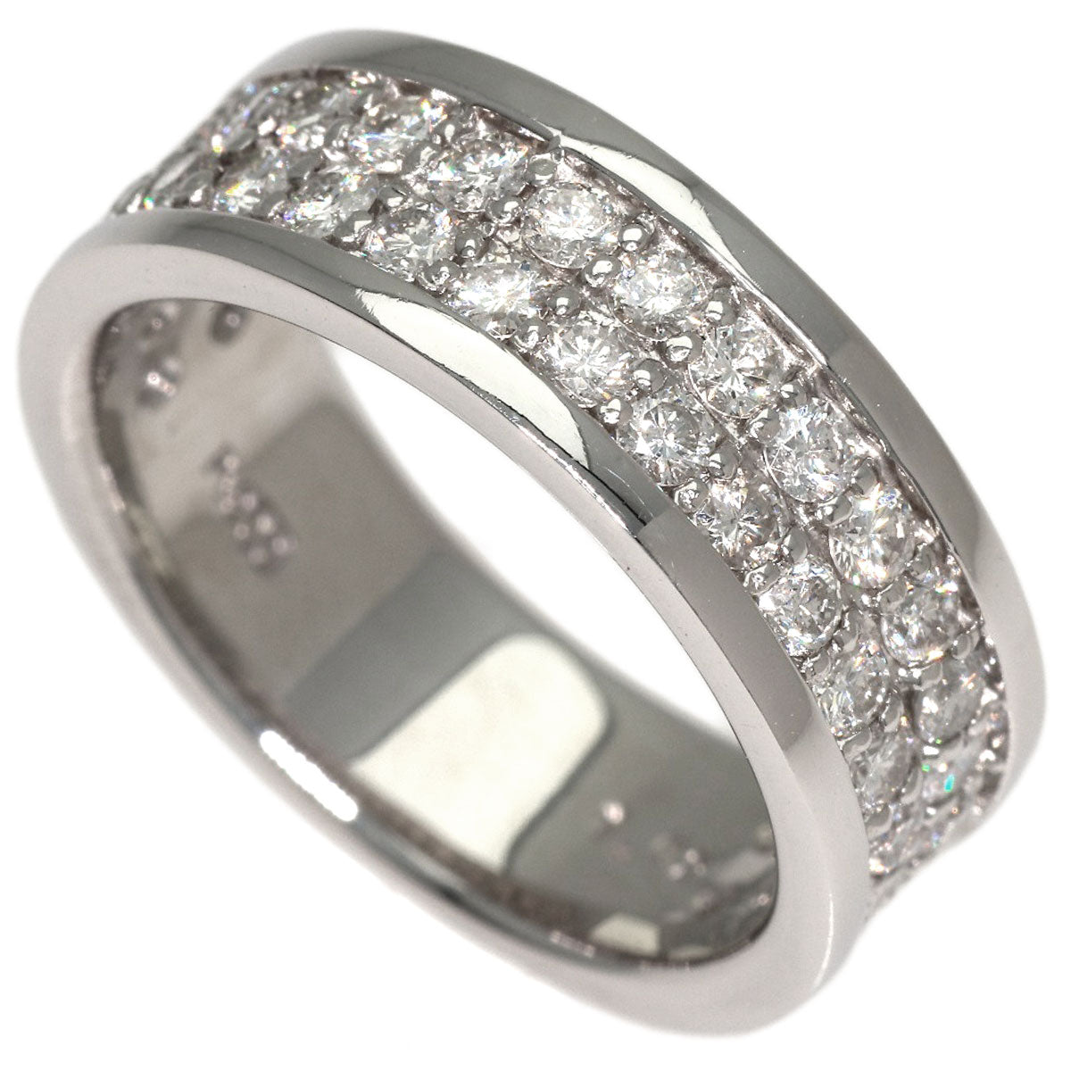 1.02ct Diamond Ring Platinum PT900 8.2g　Ladies