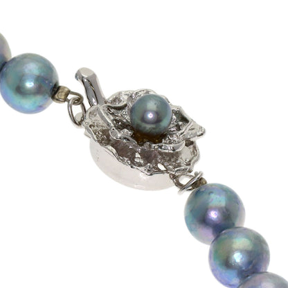 Akoya pearl Pearl Necklace Silver 29.5g　Ladies