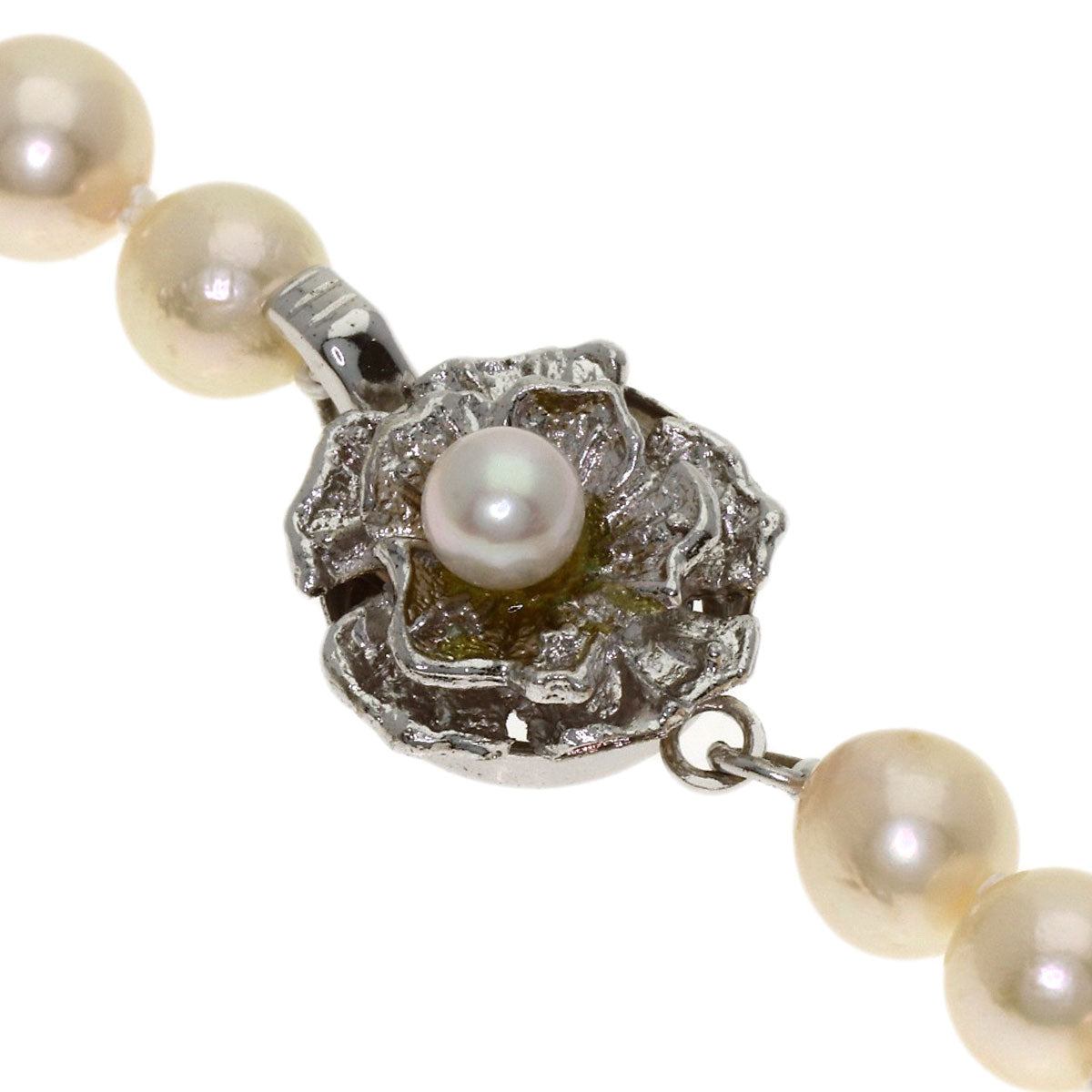 Akoya pearl Pearl Necklace Silver 30g　Ladies