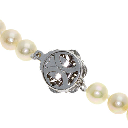 Akoya pearl Pearl Necklace Silver 32g　Ladies