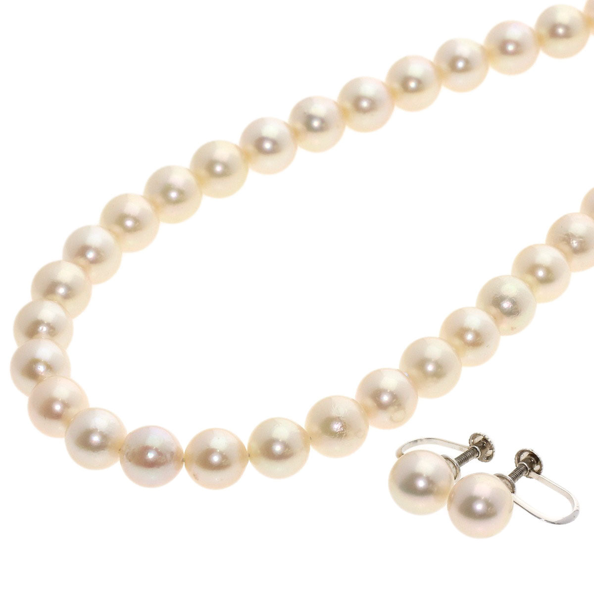 Pearl Pearl Necklace Silver 38g　Ladies