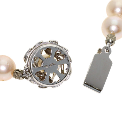 Pearl Pearl Necklace Silver 38g　Ladies