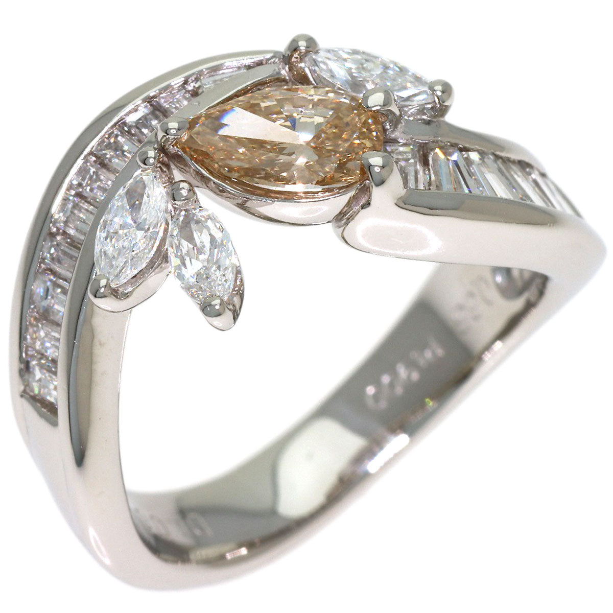 1.08ct Diamond Ring Platinum PT900 11.03g　Ladies