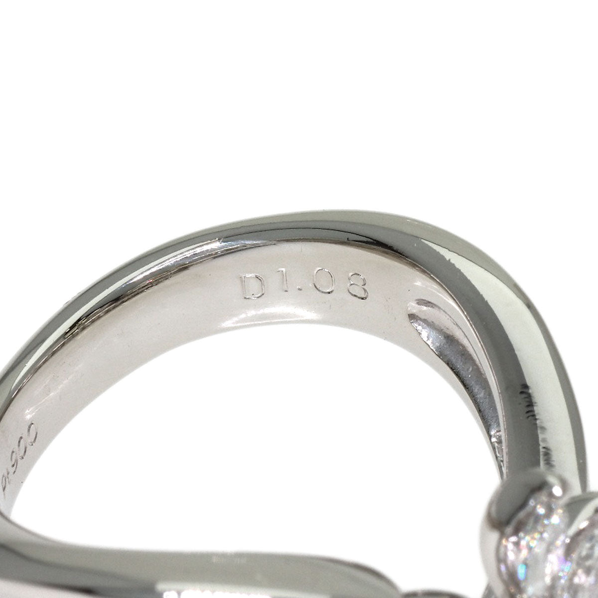 1.08ct Diamond Ring Platinum PT900 11.03g　Ladies