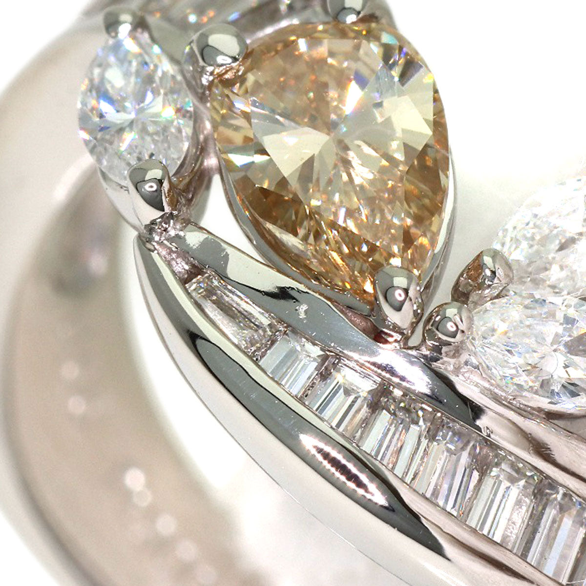 1.08ct Diamond Ring Platinum PT900 11.03g　Ladies